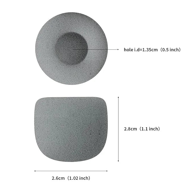uahpet 8 Pack Replacement Filter Sponges for Stainless Steel Cat Water Fountain, Suitable for uahpet Stainless Steel Pet W...