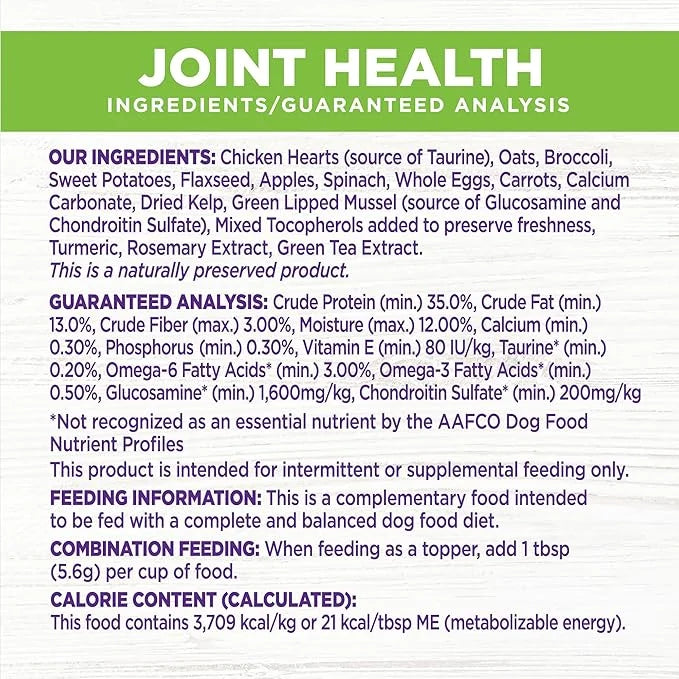 Wellness CORE Bowl Boosters Joint Health Dog Food Topper, 4 Ounce Bag (Pack of 2) - Product Image