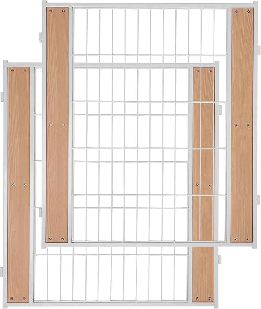 Heavy Duty Dog Playpen 32 Inch Height - Indoor Outdoor Pet Fence Enclosure for Medium and Small Dogs - Foldable Puppy Exer...