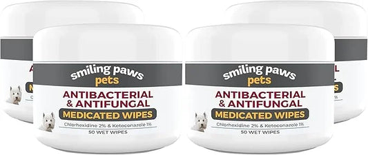 Smiling Paws Pets Wipe for Dogs & Cats - 50ct (4 Pack) - Product Image