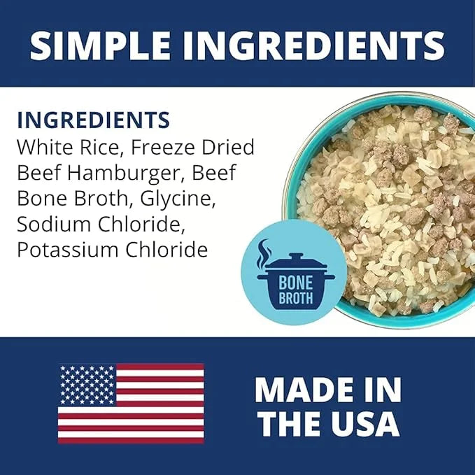 Under the Weather Bland Diet for Dogs | Easy to Digest for Sick Dogs | Always Be Ready | Contains Electrolytes - Natural F...