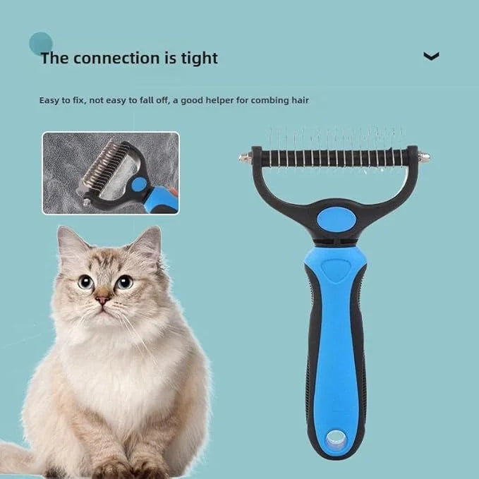 Pet Comb Ultimate Dog Grooming Set: Professional Deshedding Brushes for Dogs & Cats – Perfect for Long-Haired Breeds, Flea...