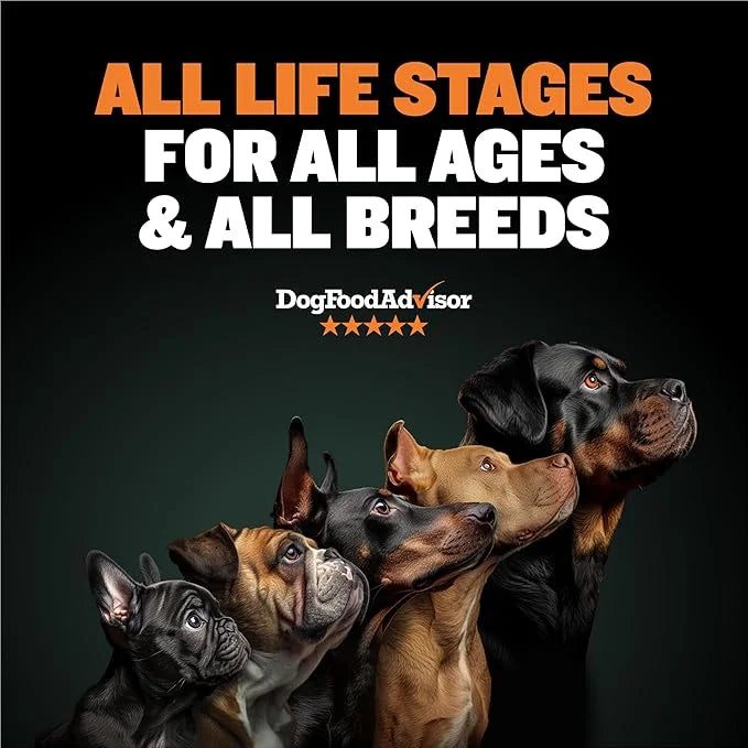 Bully Max Wet Dog Food - Instant Fresh Dehydrated High Protein Soft Puppy & Adult Dog Food with Chicken - Healthy Muscle G...