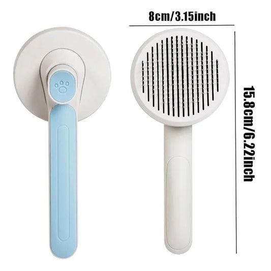 1 Pcs Cat Grooming Brush, Cat Brush Cats Grooming Dematting Comb Self Cleaning Slicker Brushes for Dogs Cats Pet for Shedd...