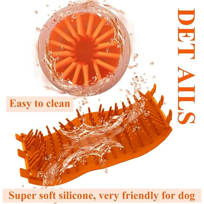 Dog Paw Cleaner Portable, Mudbuster Dog Paw Washer, Dog Foot Cleaner Cup Pet Cleaning Brush Feet Cleaner for Large Medium ...