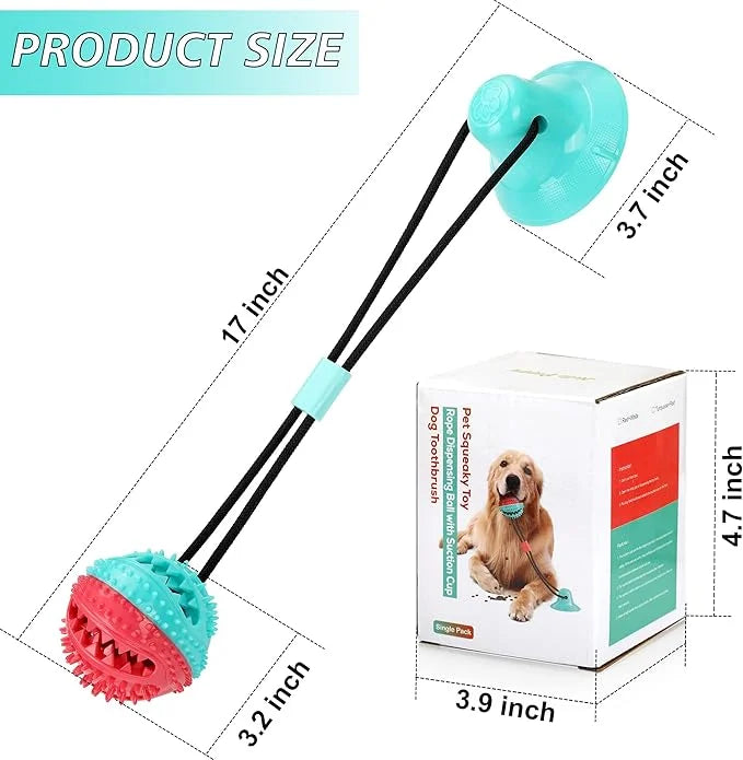 Interactive Dog Toys Tug of War, Mentally Stimulating Toys for Dogs, Puppy Teething Toys for Boredom to Keep Them Busy, Do...