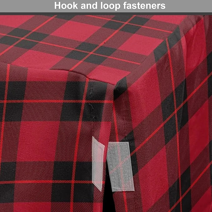 Lunarable Plaid Dog Crate Cover, Geometrical Scottish Ornament Folkloric Celtic Fashion Elements, Easy to Use Pet Kennel C...