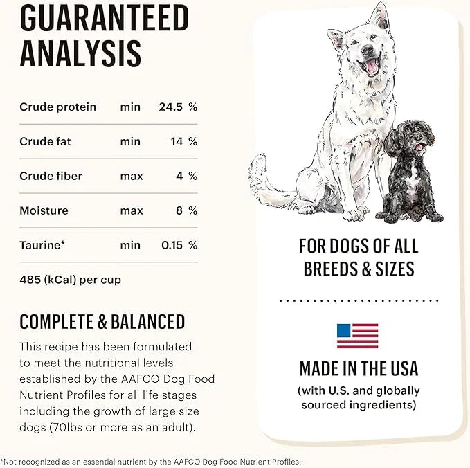 The Honest Kitchen Human Grade Dehydrated Whole Grain Dog Food – Complete Meal or Topper – Chicken 10 lb (makes 40 lbs) - ...