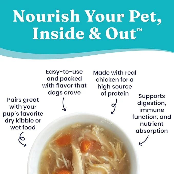 Solid Gold Dog Food Topper - 12 Pack Protein Shreds Wet Dog Food Topper w/Chicken & Carrots - High Protein Meal Toppers fo...