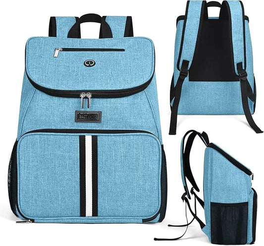 BAGLHER丨Dog Travel Bag, Airline Approved Pet Supplies Backpack, Dog Travel Backpack with 2 Silicone Collapsible Bowls and ...