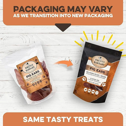 100% Natural Whole Pig Ear Dog Treat - 12 Pack Our Healthy Pig Ears Are Easy To Digest, Chemical & Hormone Free Thick Cut ...