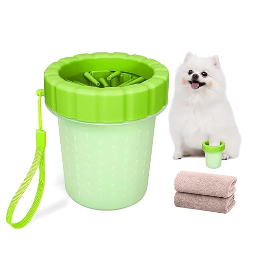 Qianruida Dog Paw Cleaner Cup, Soft Silicone, Portable, Easy to Clean, Removes Mud and Dirt, Grooming Accessory for Home, ...