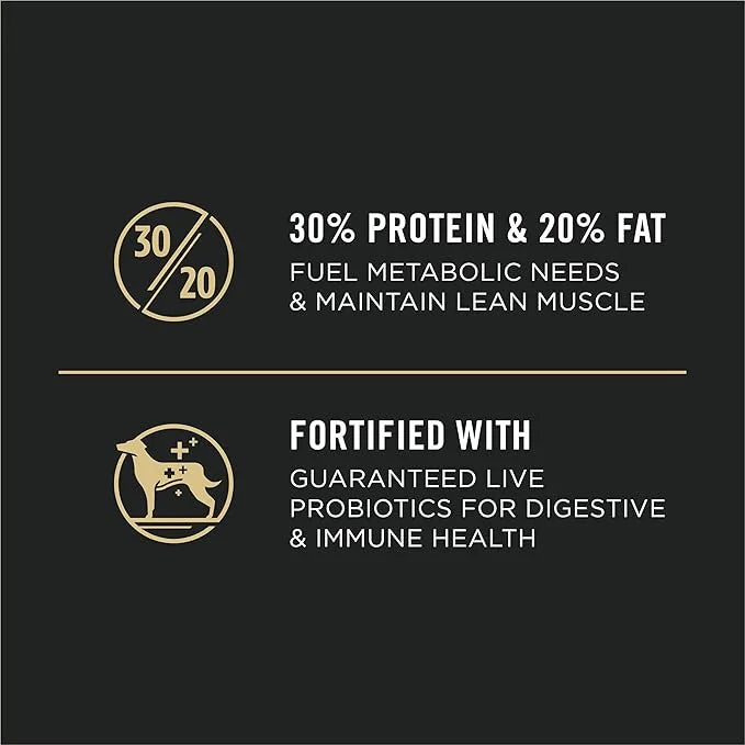 Purina Pro Plan Sport Performance 30/20 Beef & Bison Formula Dry Dog Food - 33 Lb. Bag - Product Image