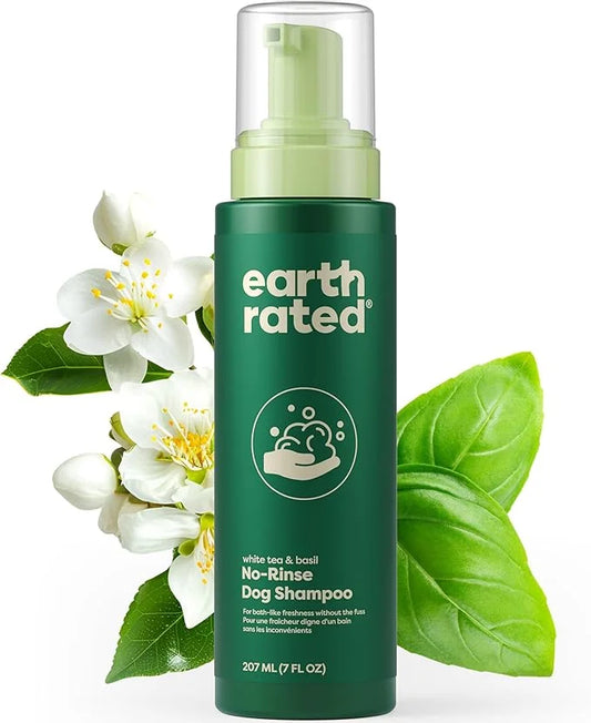 Earth Rated Waterless Dog Shampoo, Convenient No-Rinse Wash for Cleaning, Conditioning & Detangling, for All Coat Types, R...
