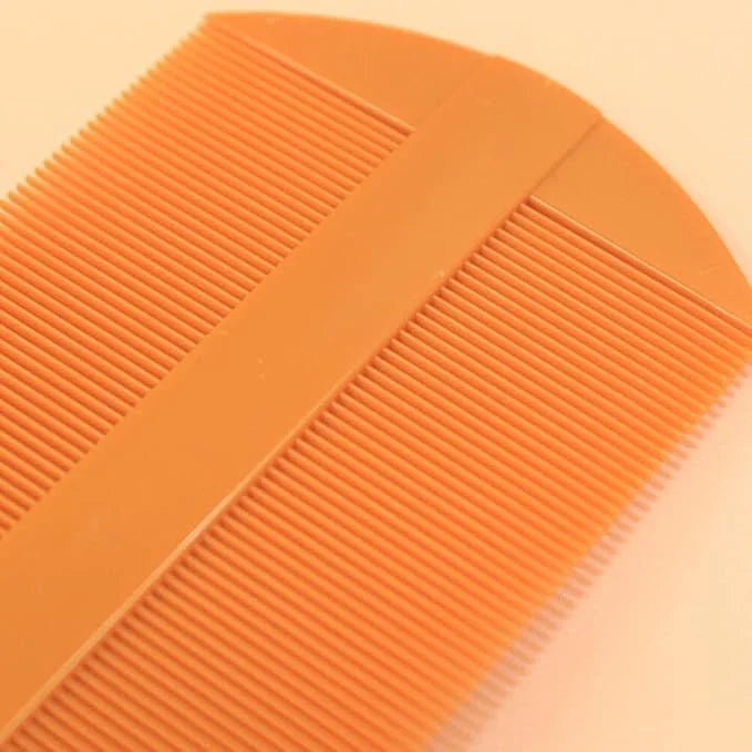 Fine Tooth Comb Amber Fine Tooth Portable Two Side Plastic Hair Comb Detangling Styler Edge Control Comb Grooming Accessor...