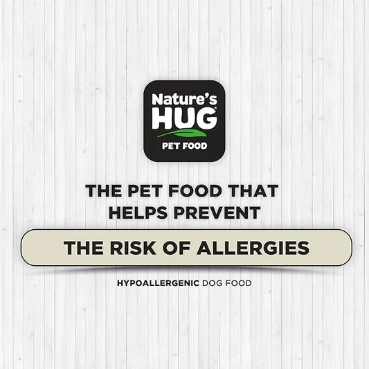 Nature's HUG Dry Dog Food, for Senior-Medium & Large Breeds, 20 lb. Bag, Chicken Flavor Plant-Based Protein Vegetarian Kib...