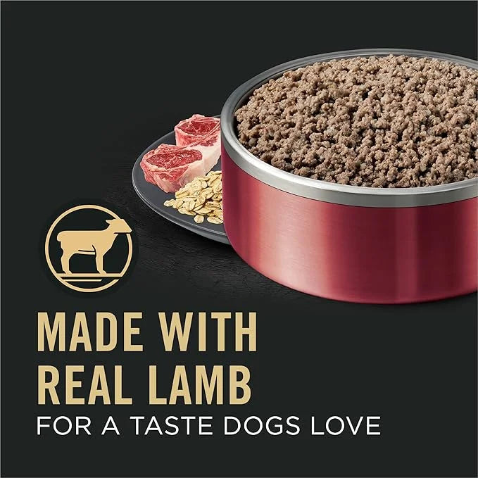 Purina Pro Plan Sensitive Skin and Stomach Dog Food Wet Classic Pate Lamb and Oat Meal Entrée - (Pack of 12) 13 oz. Cans -...