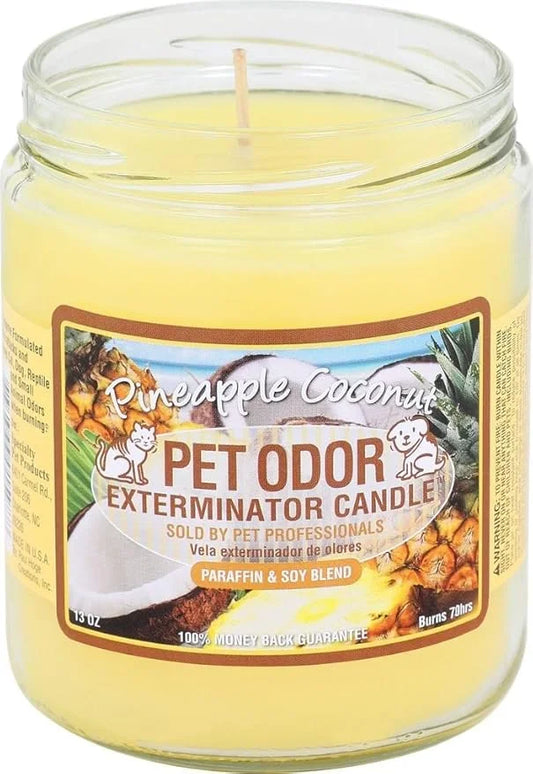 0 Pet Odor Exterminator Candle Pineapple Coconut - Product Image