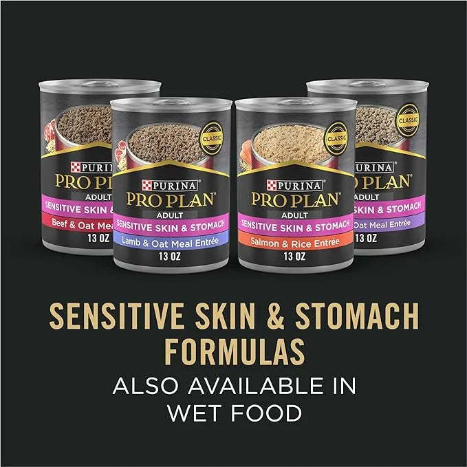 Purina Pro Plan Sensitive Skin and Sensitive Stomach Dog Food Lamb and Oat Meal Formula - 4 lb. Bag - Product Image
