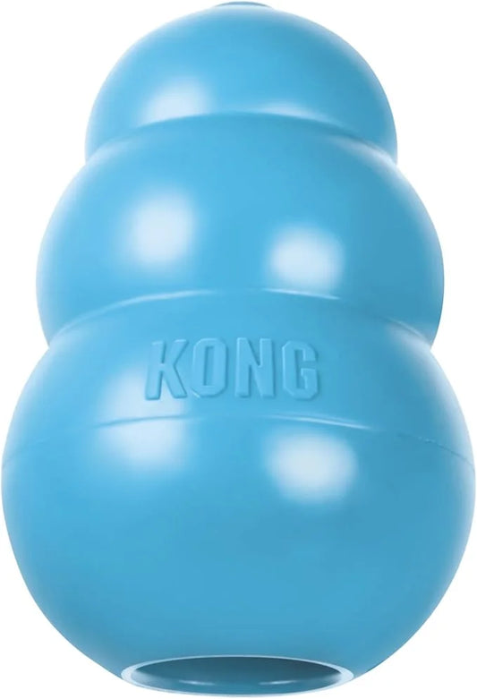 KONG Puppy - Natural Teething Rubber Chew Toy for Dogs - Stuffable Dog Toy for Extended Playtime - Chew & Fetch Toy for Pu...