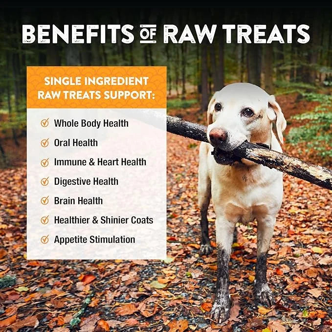 Northwest Naturals Raw Rewards Freeze-Dried Turkey Neck Treats for Dogs and Cats - Bite-Sized Pieces - Healthy, 1 Ingredie...