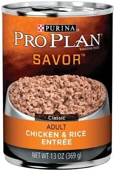 Purina Pro Plan Dog Food Chicken & Rice 13 Oz Can - Product Image