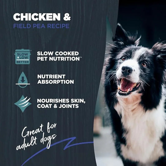 Blackwood Grain Free Dry Dog Food, Chicken & Field Pea Recipe, 4.5 Pound Bag for All Life Stages, Slow Cooked with Vitamin...