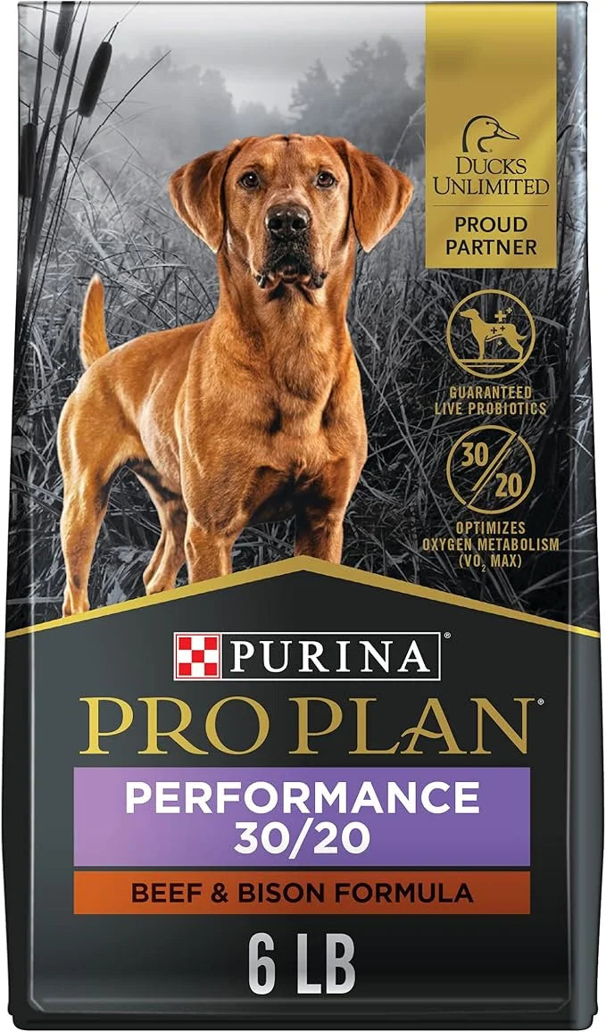 Purina Pro Plan Sport Performance 30/20 Beef & Bison Formula Dry Dog Food - 6 lb. Bag - Product Image