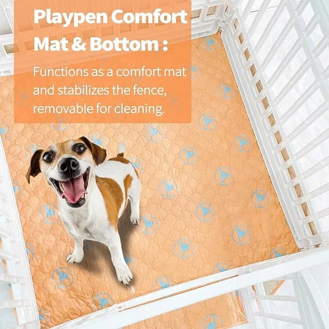 PJYuCien Dog Playpen Bottom Pad Fits for 36 Inch 4 Panels Exercise Pet Pen, Using as a Fence Stabilization and Puppy Pen M...
