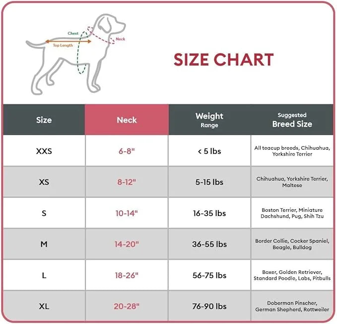 KONG Max HD Ultra Durable Neoprene Padded Dog Collar (Large, Red) - Product Image