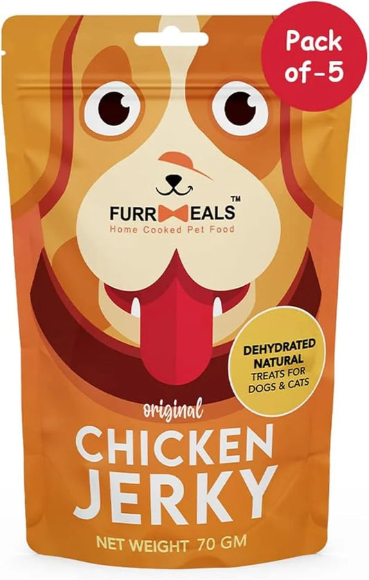 Original Chicken Jerky | High Protein Low Fat | Natural Treat for Dogs & Cats | Zero Preservative Human Grade Dog Treat | ...