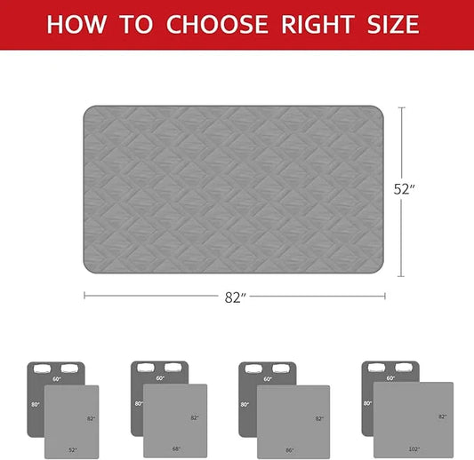 Waterproof Blanket 2 Pack Dog Bed Cover with Non-Skid Bottom, Couch Cover for Dogs, Mattress Protector Furniture Protector...