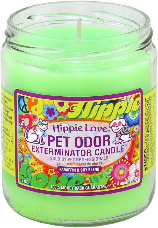 0 Pet Odor Exterminator Candle Hippie Love - Product Image