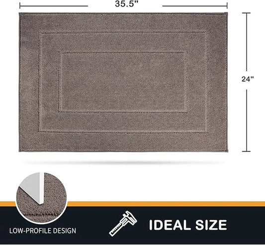 PURRUGS Dirt Trapper Door Mat 24" x 36", Non-Slip/Skid Machine Washable Entryway Rug, Dog Door Mat, Super Absorbent Welcom...