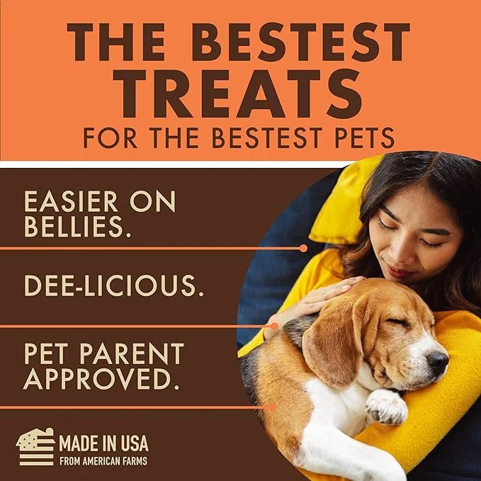 etta says! Variety Pack Snack Bars - Pork + Bacon - Turkey + Bacon - Premium All Natural Meat Treats for Dogs - Human Grad...