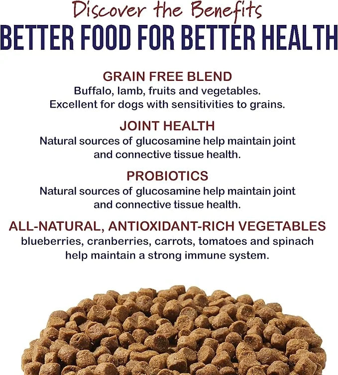 Best Breed Dr. Gary's Grain Free Red Meat Recipe Slow-Cooked in USA [Natural Dry Dog Food for All Breeds and Sizes] - 13lb...