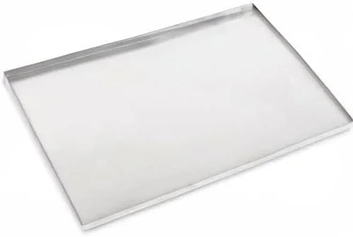 Pinnacle Systems (Stainless Steel, 35.25" L X 21.75" W X 1") Metal Replacement Dog Crate Pan Chew Proof Crack Proof Pet Ke...