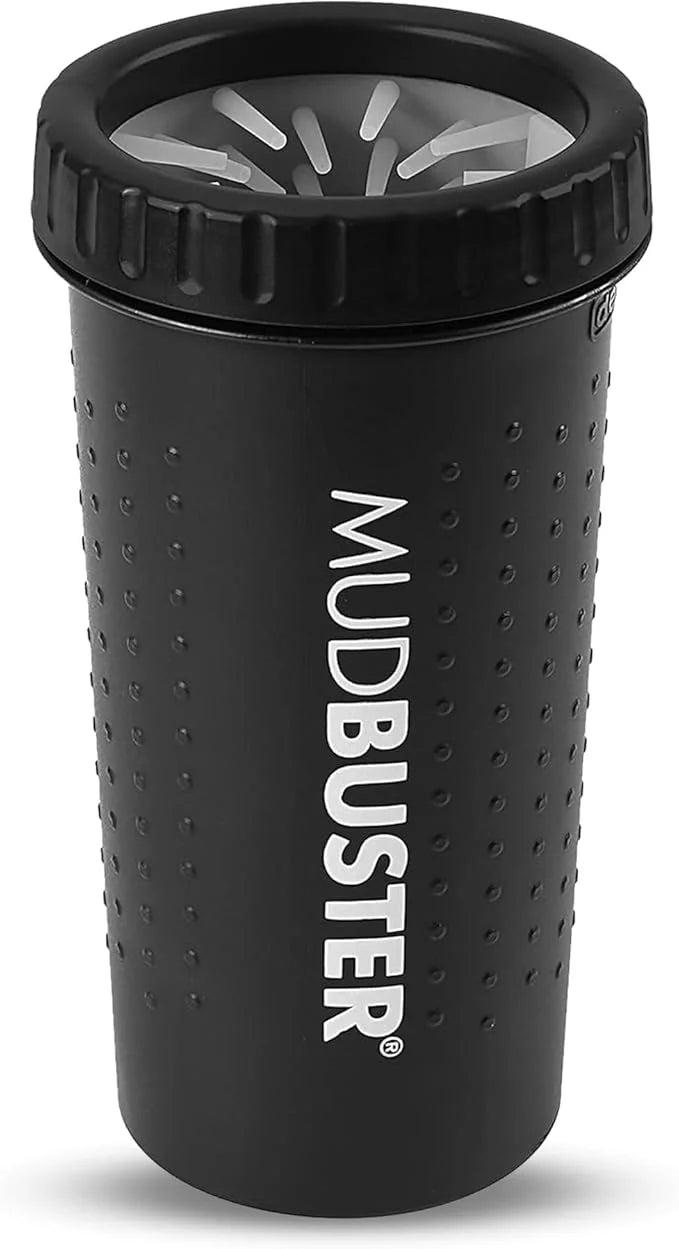 Dexas MudBuster Portable Dog Paw Washer/Paw Cleaner, Large, Matte Black- Special Edition (PW72025-22WP) - Product Image