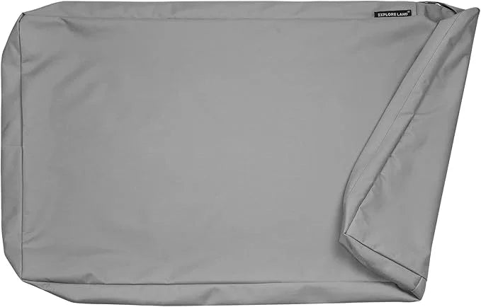 Explore Land 54 inch Gray Dog Crate Cover Bundle with 53 inch Dog Bed Cover - Product Image