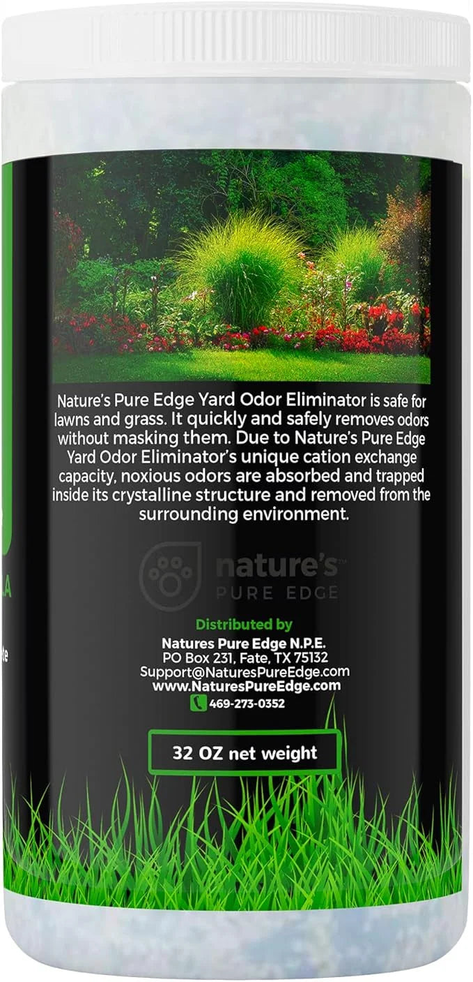 "Nature's Pure Edge,Yard Odor Eliminator. Perfect For Artificial Grass, Patio, Kennel, and Lawn. Instantly Removes Stool a...