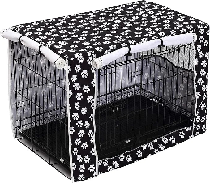 Dog Crate Cover Kennel Dogs Covers fits Small Medium Large crates cage Heavy Nylon Waterproof soundproof Indoor Outdoor - ...