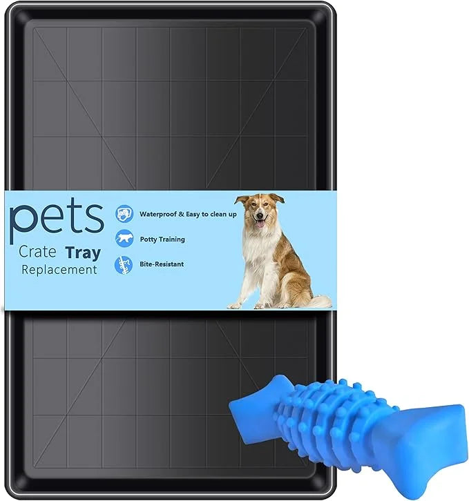 Dog Crate Tray 36" - ChewProof Replacement Pan, Easy to Clean, Easy to Assemble,Ideal for Potty Training - Perfect for Pet...